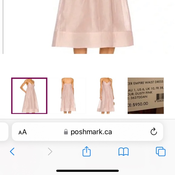 Zimmerman empire waist dress size 1 - Picture 2 of 2